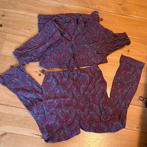 Christian Dior Monsieur Paisley Print pajama set unisex size large